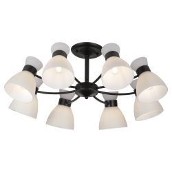 Люстра Rivoli Aemilia 9185-308 8хЕ27 60 Вт модерн | Лайт