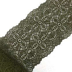 Кружево эластичное хаки 18 см