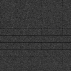 Тротуарная плитка ПРЯМОУГОЛЬНИК 300х100 мм - Гранит Черный