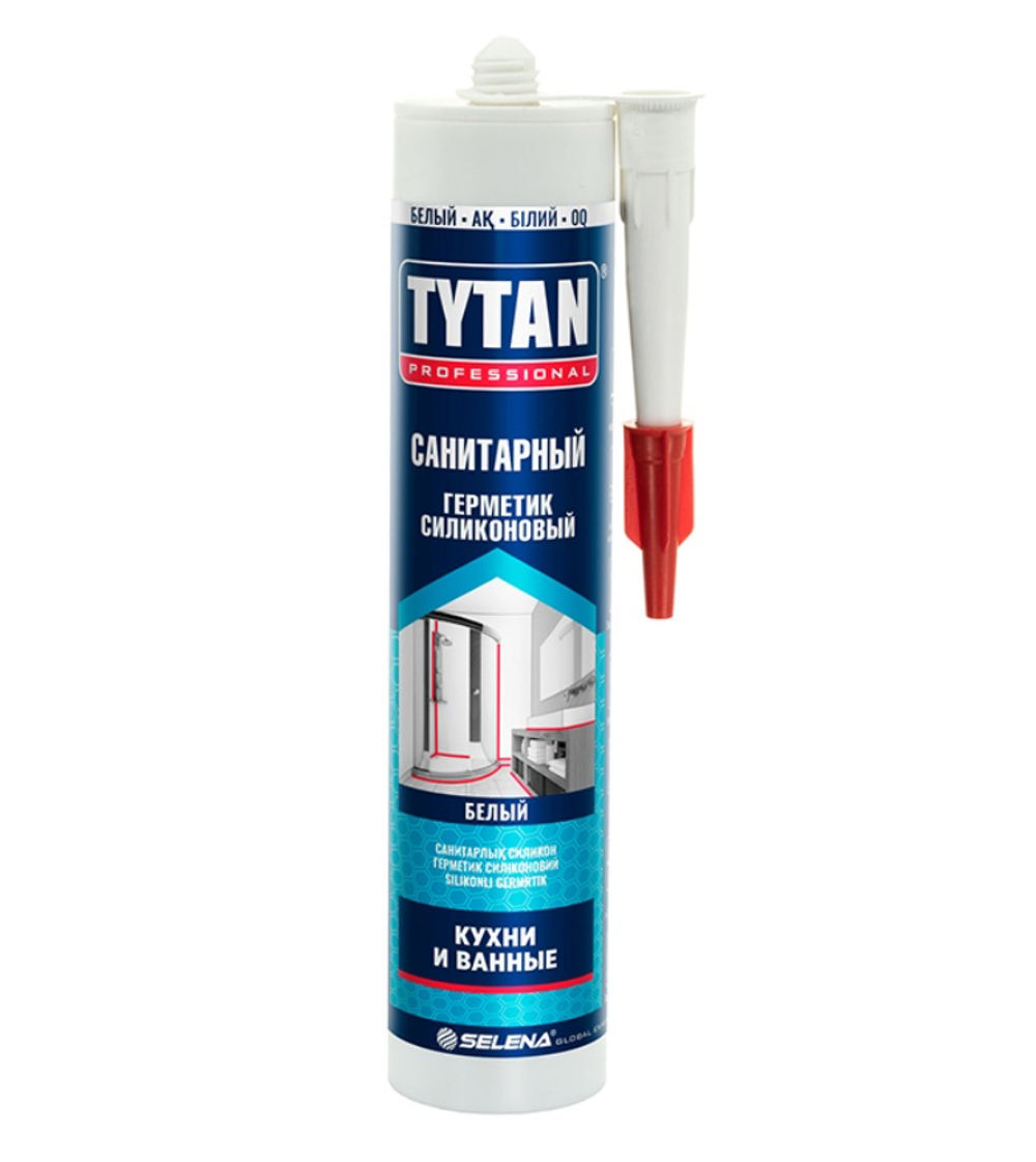 Герметик силиконовый Tytan санитарный белый (0,28 л) 213042