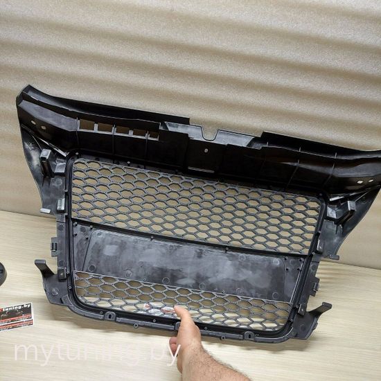 Решетка радиатора MATT BLACK RS-STYLE для Audi A3 8P