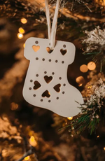 Ароматная елочная игрушка Носок, SALTED CARAMEL