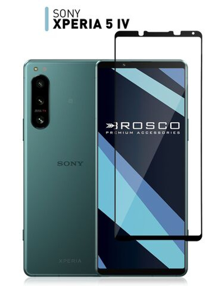 Защитное стекло ROSCO для Sony Xperia 5 IV (арт. 5(IV)-FSP-GLASS-BLACK )