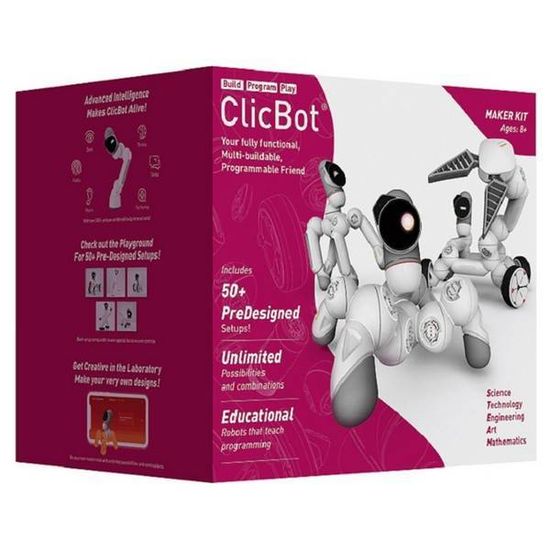 Интерактивный робот KEYi TECH ClicBot Maker Kit
