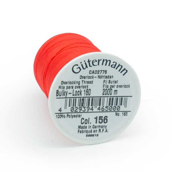 Нить текстурированная Gutermann Bulky-Lock 160 (2000 метров), 5 кат. | 156 красный