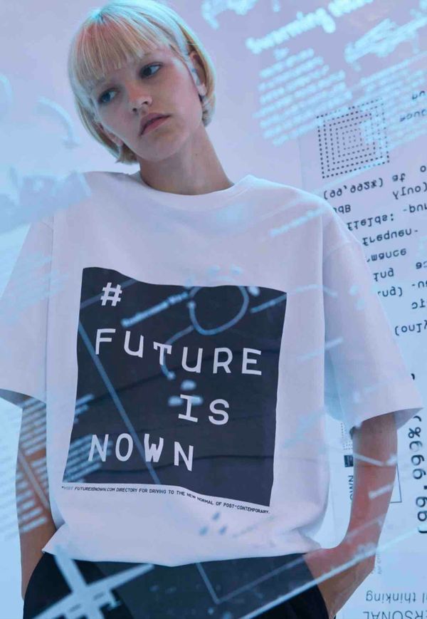 Футболка Futureisnown Tag Front Белая - фото 5