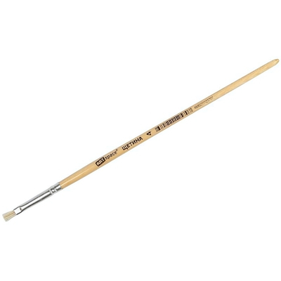 Кисть Щетина плоская №04 (Спейс)