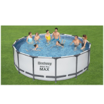 Каркасный бассейн Bestway Steel Pro 5612X (427х122 см) с картриджным фильтром, тентом и лестницей