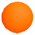Шар фольгированный Круг 46 см (Оранжевый)