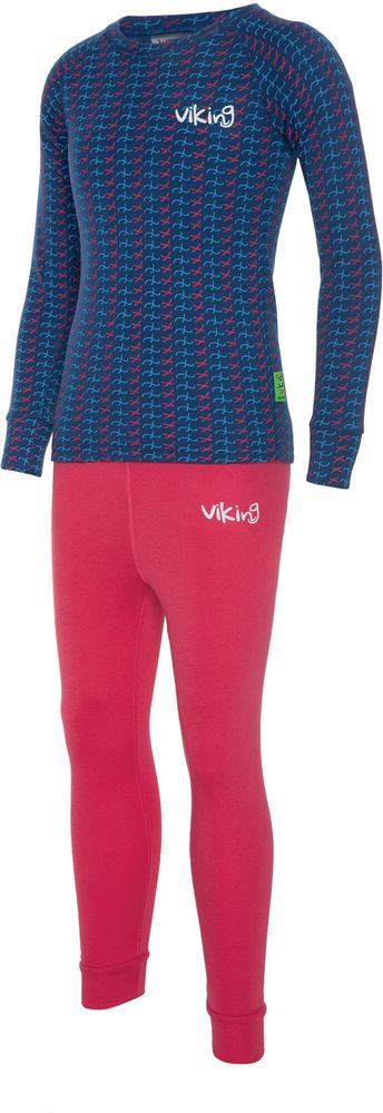 Комплект термобелья VIKING Nino (Kids Set) Pink (рост:104/116)