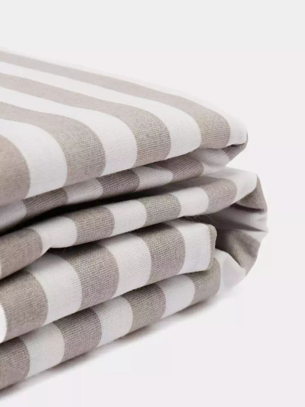 Постельное белье Сказка "Анна (полоска)" семейное Наволочка 50х70 см 2 шт Простынь 240х215 см Пододеяльник 145х215 см(2шт) , поплин