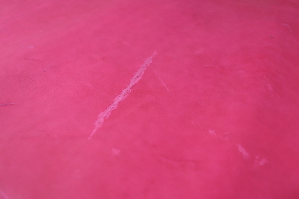 Уценка: 1,3-1,5 юфть розовая 154  дм²