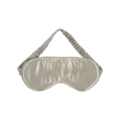 Маска для сна из натурального шелка светло-серого цвета из коллекции Essential