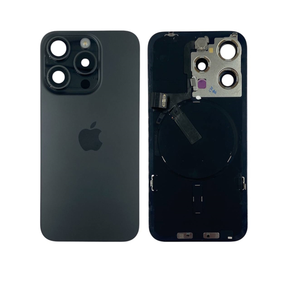 Задняя крышка для Apple iPhone 15 Pro (Снятый) Черный - OR