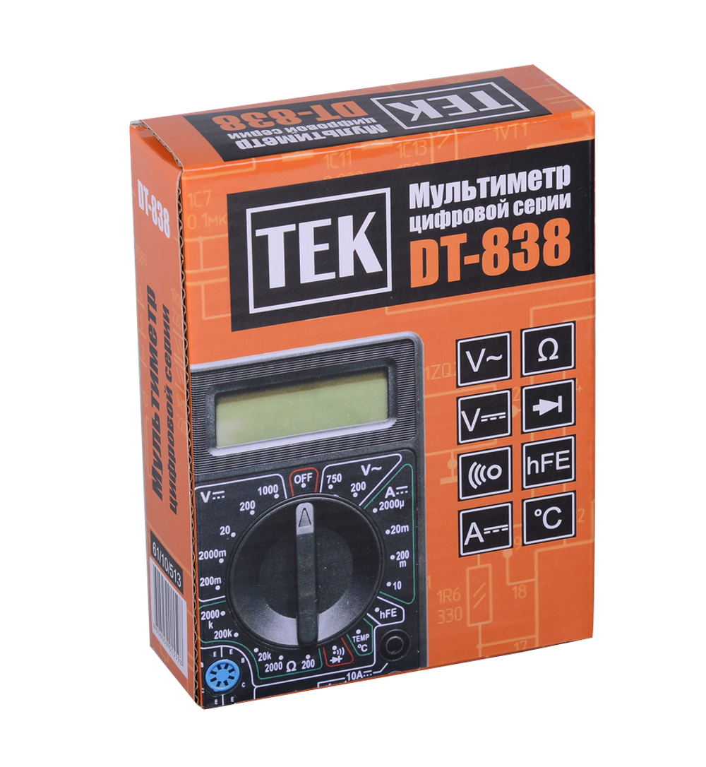 Мультиметр DT838