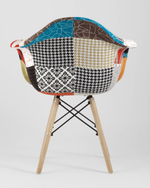 Кресло Eames DSW пэчворк