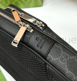 Мужская сумка Gucci Supreme черного цвета