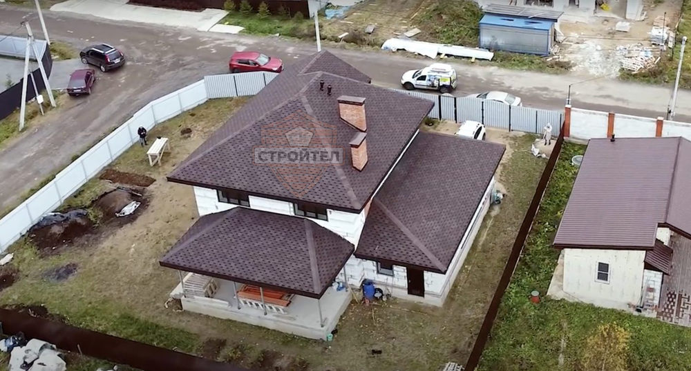 Строительство дома из газобетона 186 кв.м.