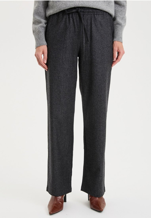 Брюки на резинке из шерсти