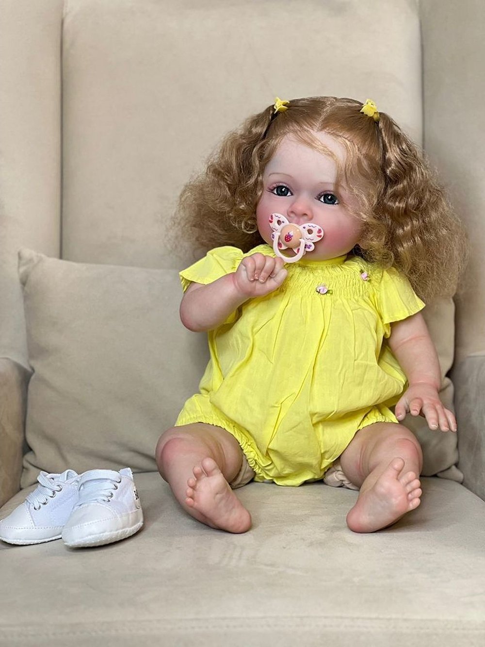 Кукла Реборн мягконабивная 60см в пакете (FA-600)