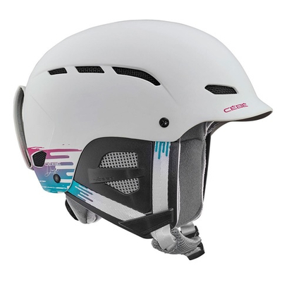 2024 Шлем CEBE DUSK JUNIOR Matt White Sunrise