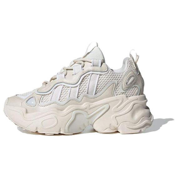adidas originals Ozthemis Толстоподошвенные кроссовки Низкие Топ Розово-белый/Белый/Чудесный белый Женские