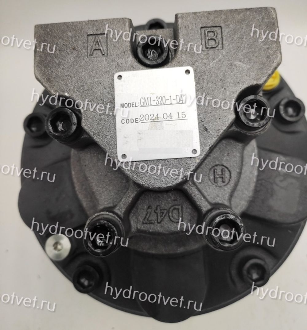 HGM1-320 - Гидромотор радиально-поршневой нерегулируемый, высокомоментный, эксцентриковый вал, рабочий объем 314 см3, номинальное давление 250 бар