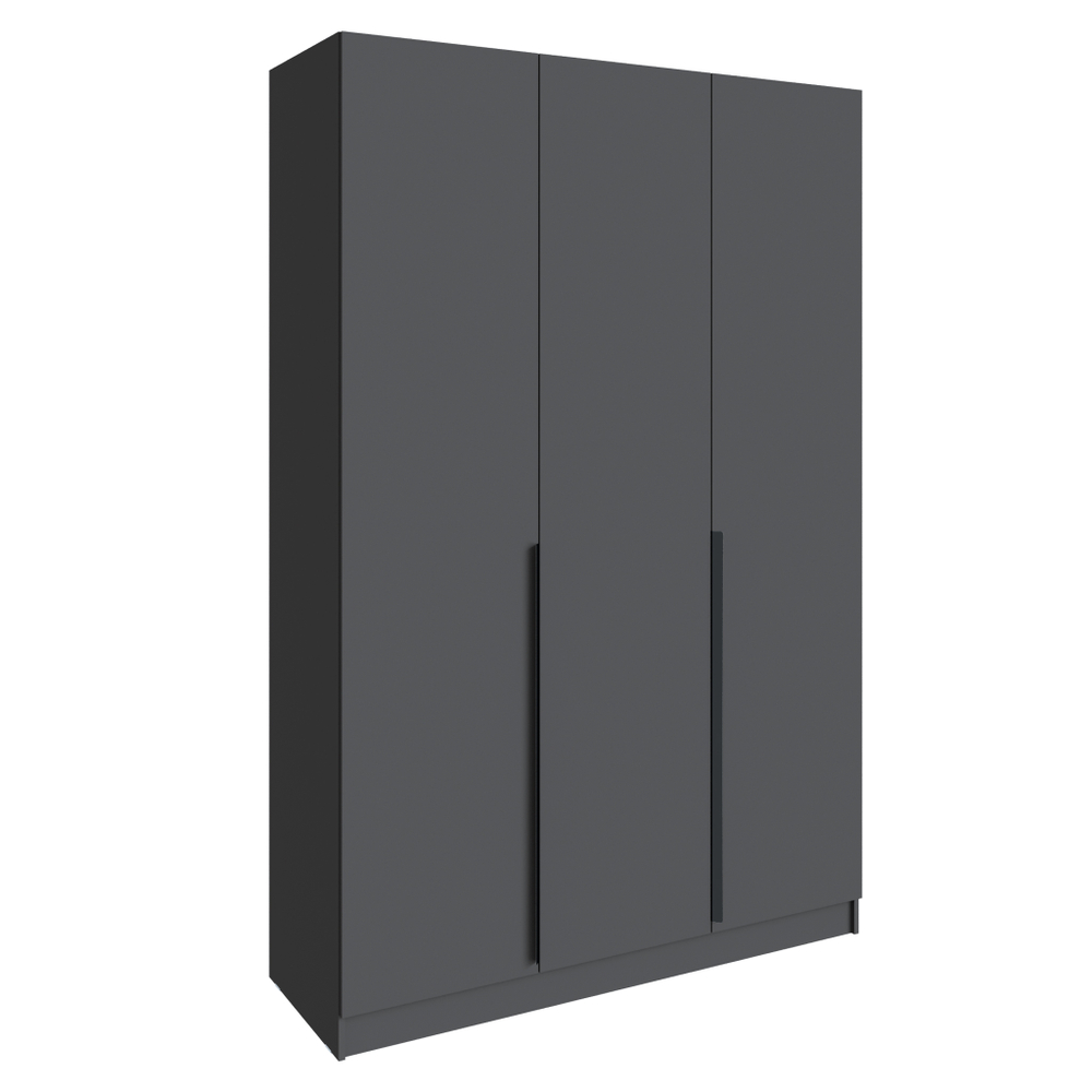 Шкаф Мадрид (1,5) без зеркала графит серый