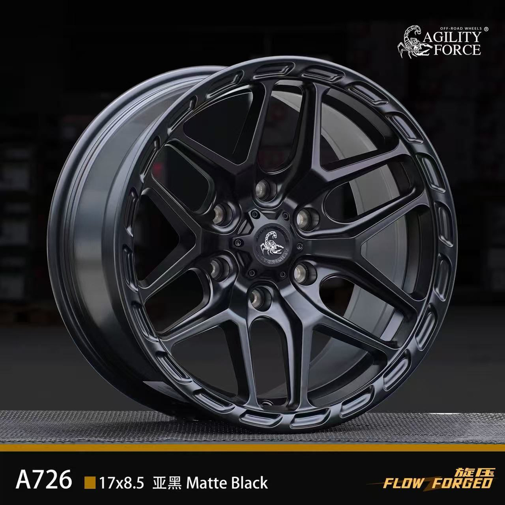 Диск колёсный литой AGILITY FORCE А726X R17 8.5 ET0 Matte Black
