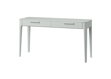 Консоль Type oak 2 ящика ширина 140 см (светло-серый)