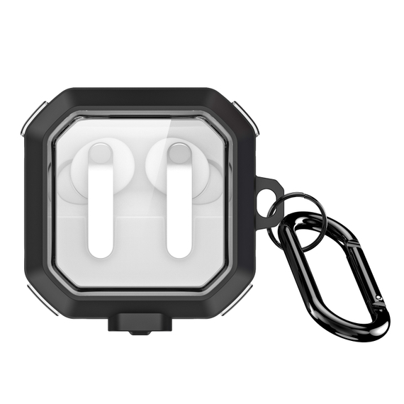Чехол с черными рамками из TPU и PC для наушников Samsung Buds4 и Buds 4 Pro, серия SECD Series Case от Dux Ducis