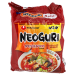 Nongshim, Neoguri, лапша удон, пряные морепродукты, 4 пакетика по 120 г (4,23 унции)
