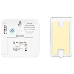 Звонок дверной ЭРА POLYCOLOR C100 беспроводной RGB подсветка белый 36 мелодий