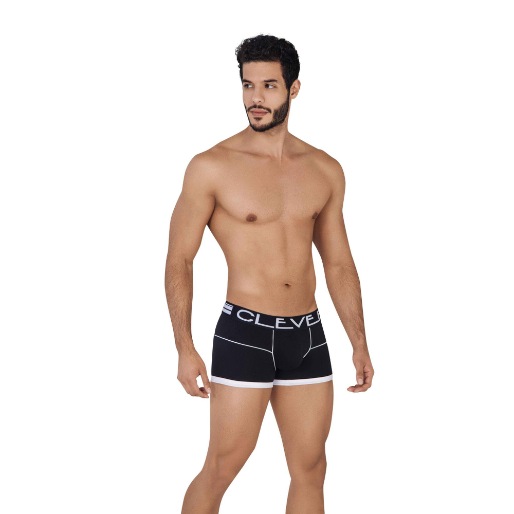 Мужские трусы боксеры черные Clever UNCHAINDED BOXER 062311