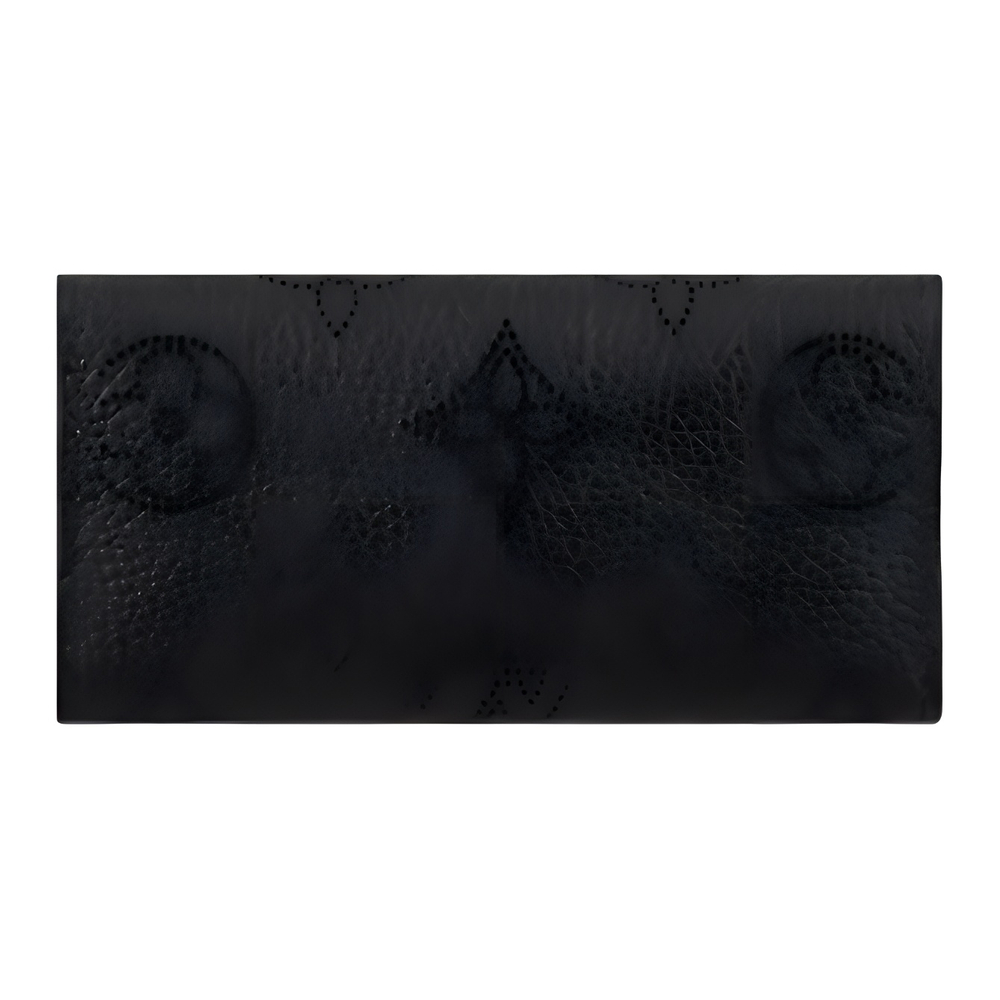 LOUIS VUITTON Cow Leather Key Pouch Women"s Black