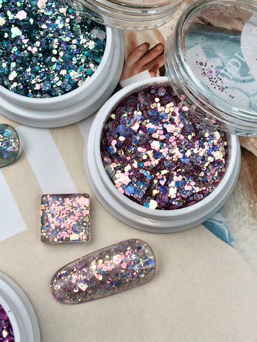 IBDI Глиттер CAT'S EYE LAVANDA