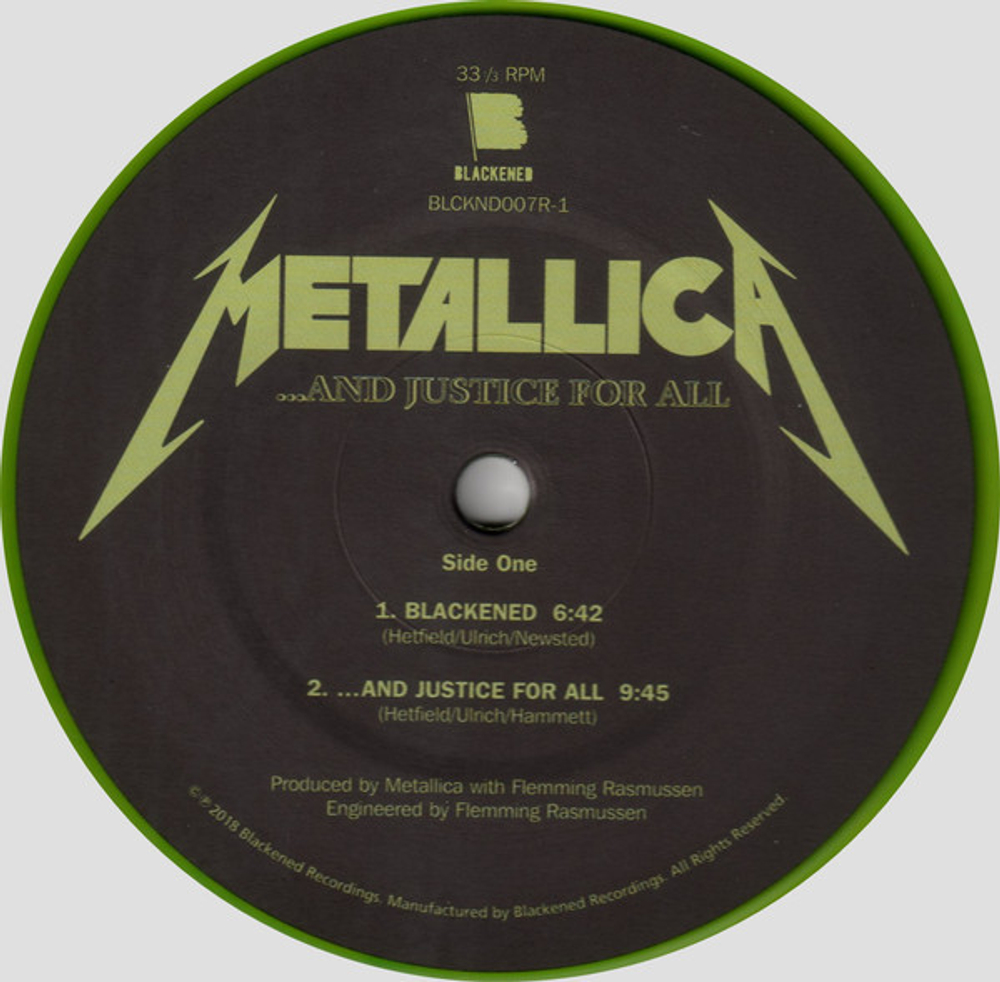 Metallica / ...And Justice For All (Coloured Vinyl)(2LP)