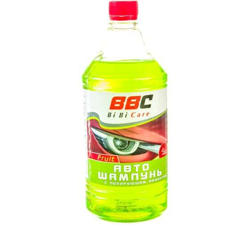 АВТОШАМПУНЬ BBC С ПОЛИРУЮЩИМ ЭФФЕКТОМ 4123 ФРУКТОВЫЙ 1Л 4123
