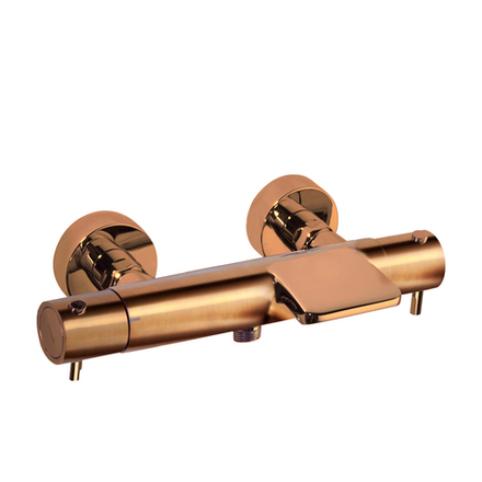 Смеситель термостатический для ванны с каскадным изливом ODISEA 393901SCUC медь