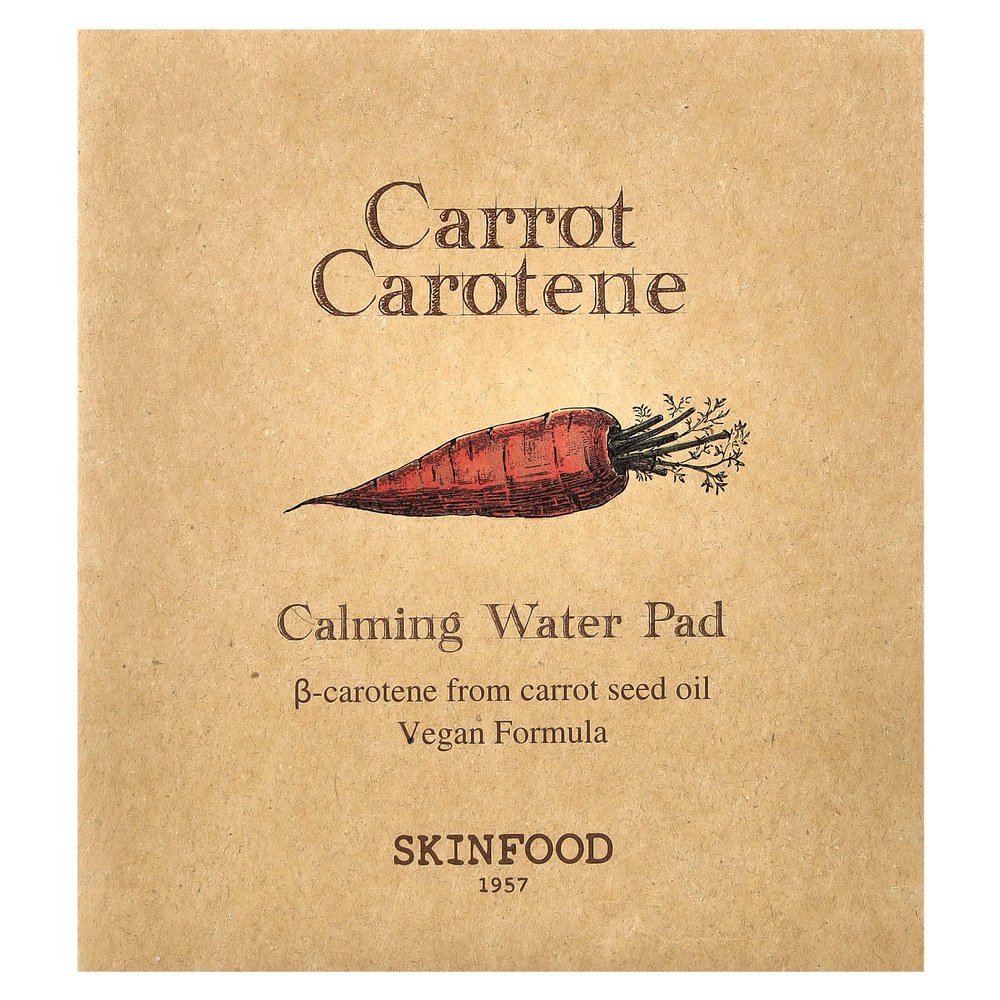 SKINFOOD, Морковь и каротин, подушечки для смягчения воды, 60 шт.