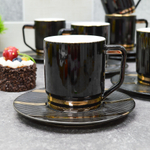 Чайный набор 12 предметов 240мл "Эллада", фарфор