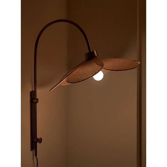 Светильник настенный kamille, 55х67 см, бежевый