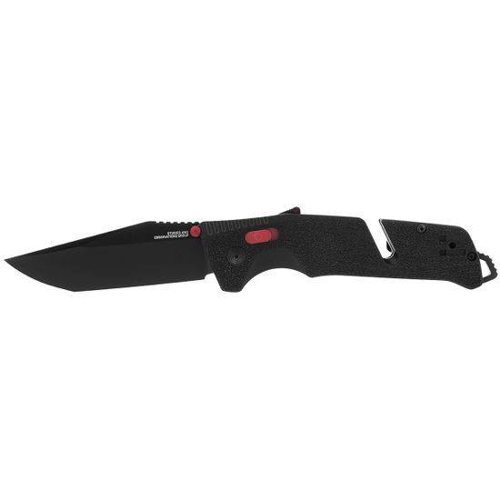 Складной нож SOG, 11-12-04-41 Trident Mk3 Black-Red Tanto c клинком из стали D2, рукоять GRN