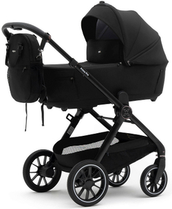 Коляска Agex Prima Pro 3 в 1 с автокреслом i-Safe Grey APP626 Black (Черный)