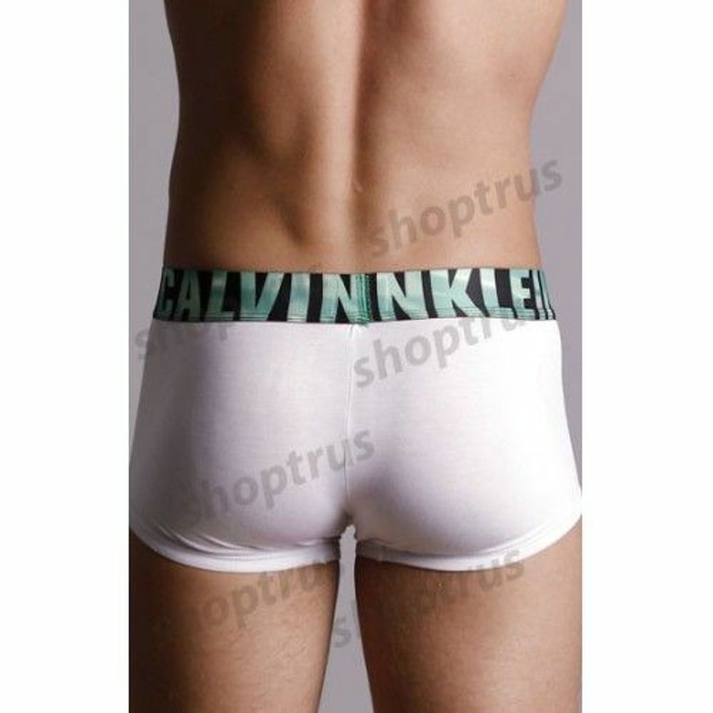 Мужские трусы боксеры белые Calvin Klein X Word Trunk