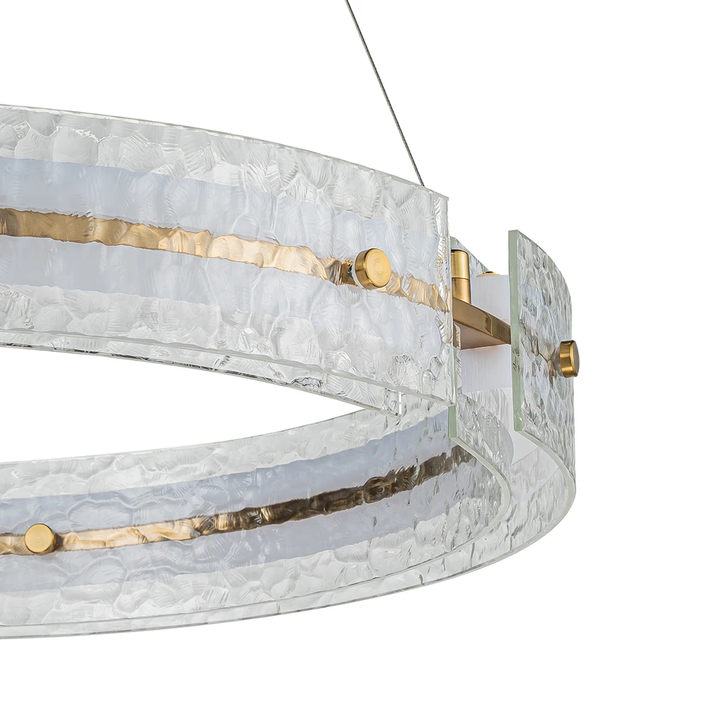 Подвесная люстра Indigo DUALITA 14018/1P Brass V000089L