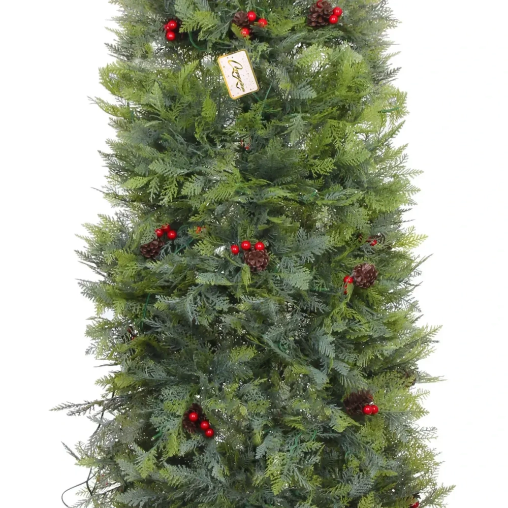 Ёлка светодиодная «Лесная радость» 150 см (616 веток), 180 ламп LED, цвет свечения-Теплый белый