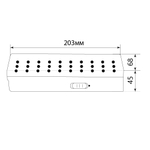 Светильник аварийный светодиодный LEDх30 6ч непостоянный IP20 Feron 12896