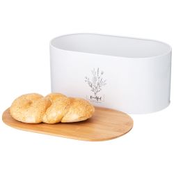 НАБОР AGNESS "PROVENCE" 2В1 ХЛЕБНИЦА 34*19*15 СМ, БАНКА ДЛЯ СЫПУЧИХ 10*12,5 СМ 2 ШТ