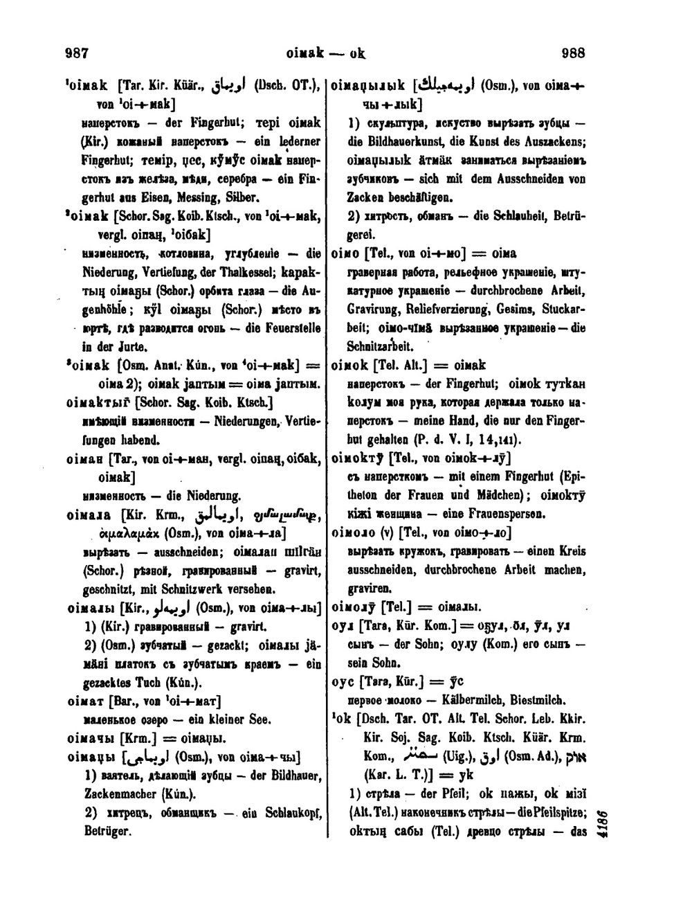 Опыт словаря тюркских наречий. Том 1 Гласные Часть 2 | В. В. Радлов